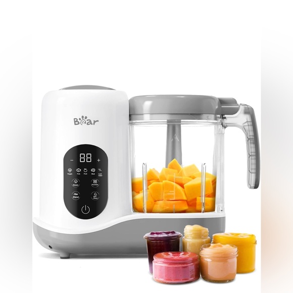 BEAR Baby Food Maker,One Step Baby Food Processor Steamer Puree Blender - Picture 1 of 12